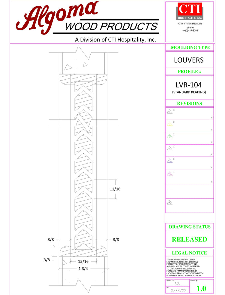 LVR 104 Standard Beading